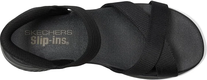 SKECHERS Ultra Flex 3.0 - Never Netter Hands Free Slip-Ins Women's Sandals Black/Black : 5 B - Medium, Rubber/Synthetic - Image 2