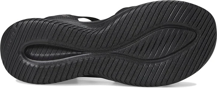 SKECHERS Ultra Flex 3.0 - Never Netter Hands Free Slip-Ins Women's Sandals Black/Black : 5 B - Medium, Rubber/Synthetic - Image 3