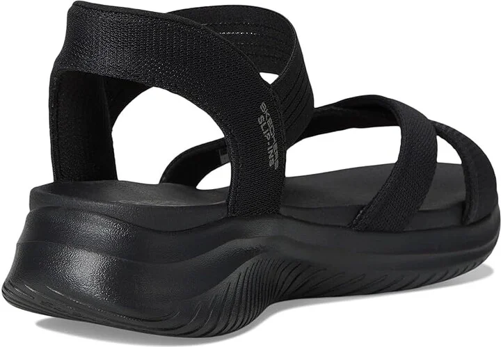 SKECHERS Ultra Flex 3.0 - Never Netter Hands Free Slip-Ins Women's Sandals Black/Black : 5 B - Medium, Rubber/Synthetic - Image 4