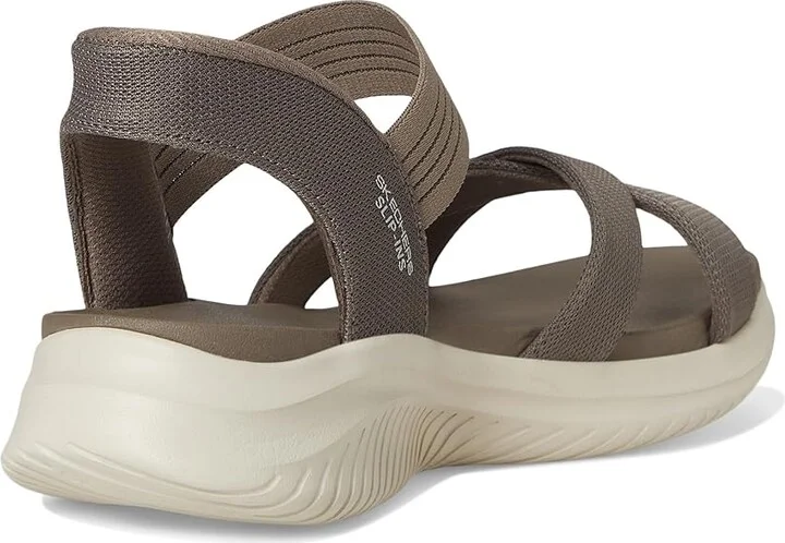 SKECHERS Ultra Flex 3.0 - Never Netter Hands Free Slip-Ins Women's Sandals Dark Taupe : 5 B - Medium, Synthetic - Image 4