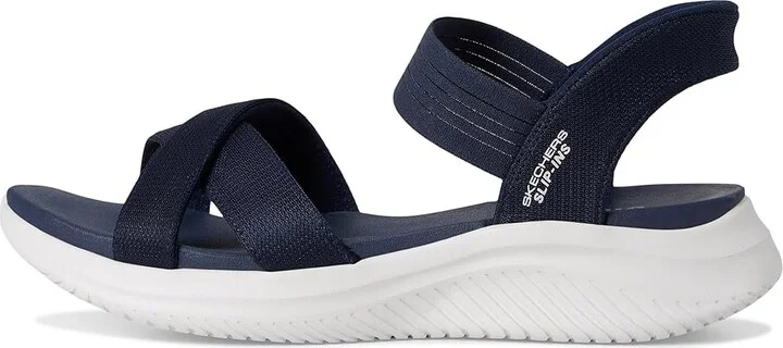 SKECHERS Ultra Flex 3.0 - Never Netter Hands Free Slip-Ins Women's Sandals Navy : 6.5 B - Medium, Rubber/Synthetic - Image 6