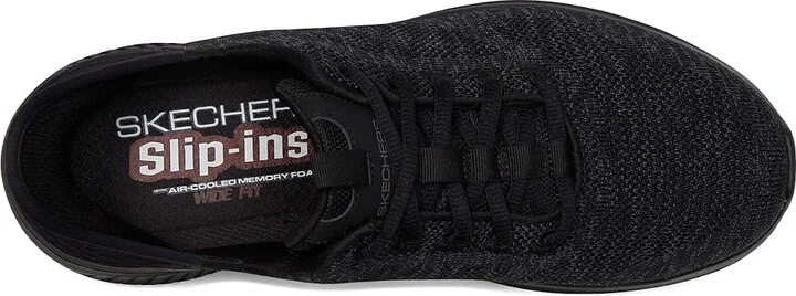 SKECHERS Ultra Flex 3.0 New Arc Hands Free Slip-Ins Men's Shoes Black/Black : 7.5 EE - Wide - Image 2