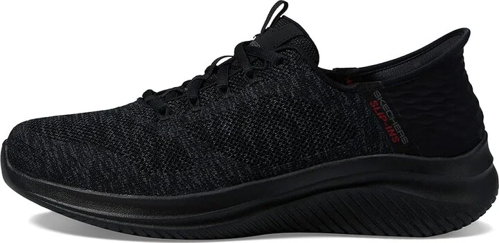 SKECHERS Ultra Flex 3.0 New Arc Hands Free Slip-Ins Men's Shoes Black/Black : 7.5 EE - Wide - Image 6