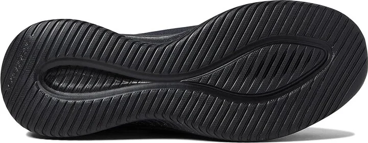 SKECHERS Ultra Flex 3.0 Right Away Hands Free Slip-Ins Men's Shoes Black/Black : 7.5 D - Medium, Textile - Image 3