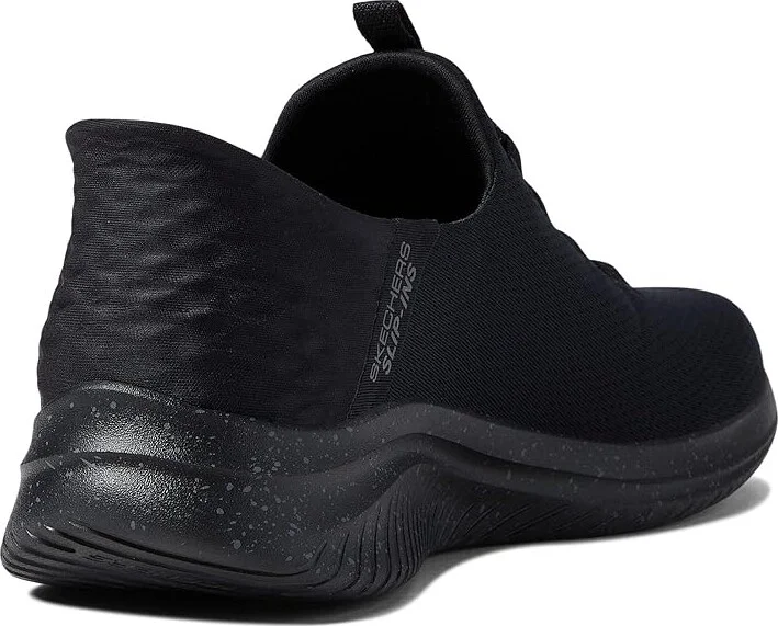 SKECHERS Ultra Flex 3.0 Right Away Hands Free Slip-Ins Men's Shoes Black/Black : 7.5 D - Medium, Textile - Image 4