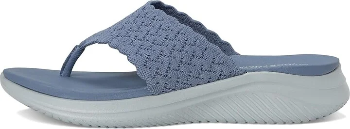 SKECHERS Ultra Flex 3.0 - Ryhthm Waves Women's Sandals Slate : 7.5 B - Medium, Synthetic - Image 6