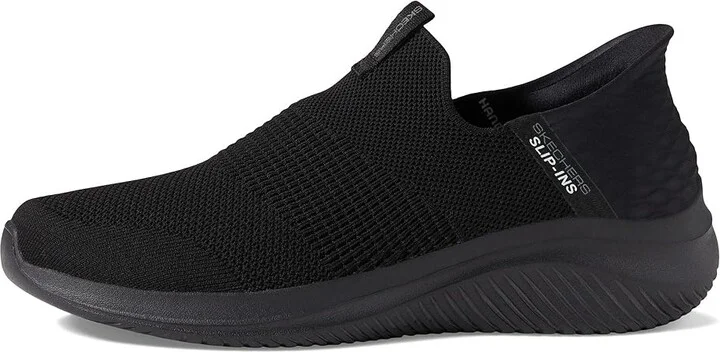 SKECHERS Ultra Flex 3.0 Smooth Step Hands Free Slip-Ins Men's Shoes Black/Black : 6.5 EE - Wide, Synthetic/Textile - Image 6