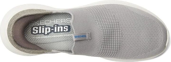SKECHERS Ultra Flex 3.0 Smooth Step Hands Free Slip-Ins Men's Shoes Gray : 8.5 EE - Wide, Synthetic/Textile - Image 2