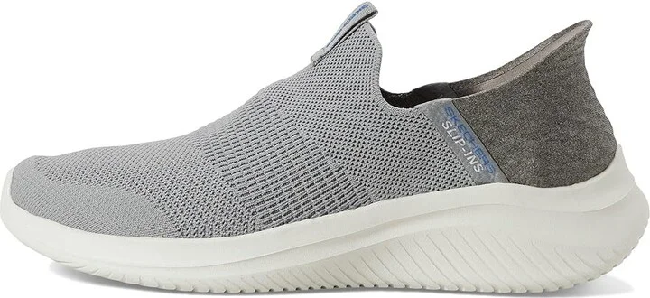 SKECHERS Ultra Flex 3.0 Smooth Step Hands Free Slip-Ins Men's Shoes Gray : 8.5 EE - Wide, Synthetic/Textile - Image 6