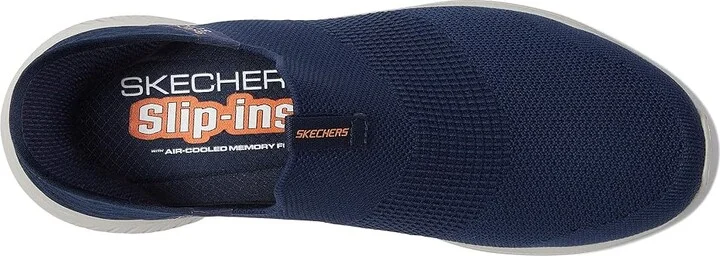 SKECHERS Ultra Flex 3.0 Smooth Step Hands Free Slip-Ins Men's Shoes Navy : 6.5 EE - Wide, Synthetic/Textile - Image 2