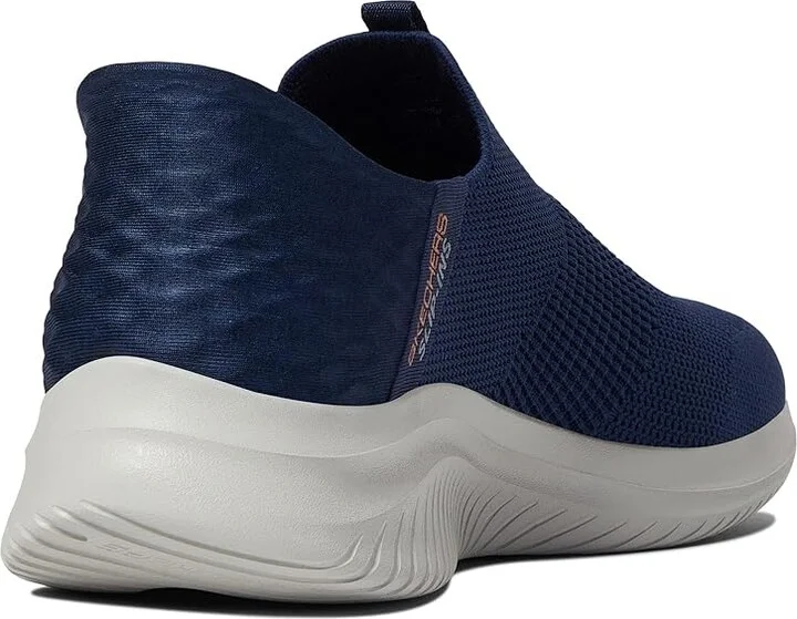 SKECHERS Ultra Flex 3.0 Smooth Step Hands Free Slip-Ins Men's Shoes Navy : 6.5 EE - Wide, Synthetic/Textile - Image 4
