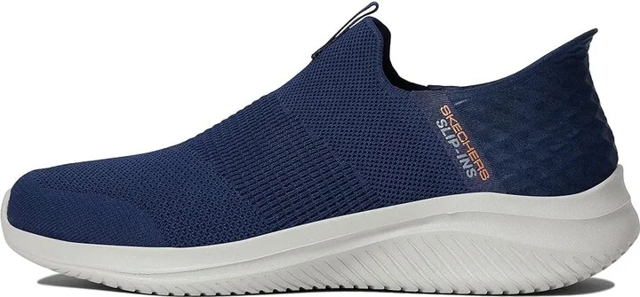 SKECHERS Ultra Flex 3.0 Smooth Step Hands Free Slip-Ins Men's Shoes Navy : 6.5 EE - Wide, Synthetic/Textile - Image 6