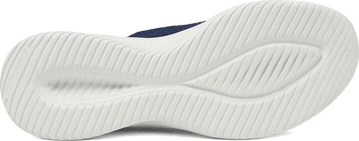 SKECHERS Ultra Flex 3.0 - Smooth Step Hands Free Slip-Ins Women's Shoes Navy : 5 C - Wide, Textile - Image 3