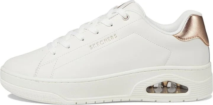SKECHERS UNO Court - Courted Air Women's Shoes White : 10 B - Medium, Synthetic - Image 6