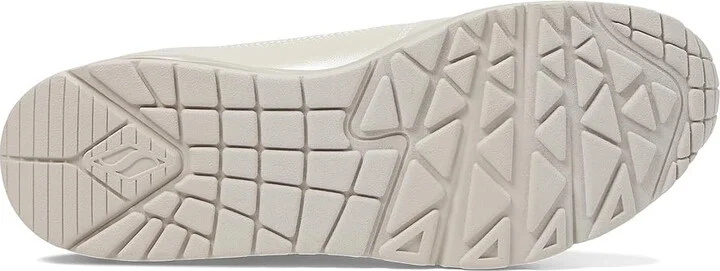 SKECHERS Uno-Galactic Gal Women's Shoes White : 7.5 B - Medium, Leather - Image 3