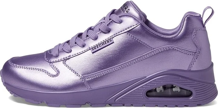 SKECHERS Uno-Galactic Gal Women's Shoes White : 7.5 B - Medium, Leather - Image 11