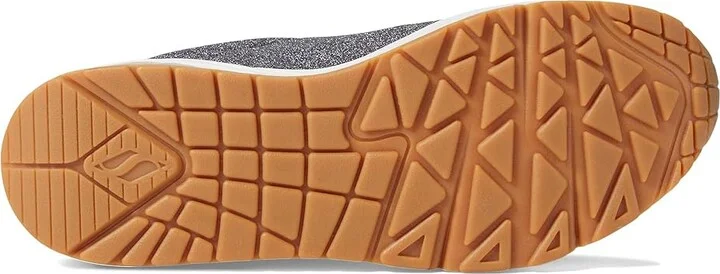 SKECHERS Uno - Glitter Bomb Women's Shoes Pewter : 7 B - Medium, Synthetic - Image 3