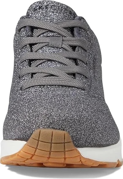 SKECHERS Uno - Glitter Bomb Women's Shoes Pewter : 7 B - Medium, Synthetic - Image 5