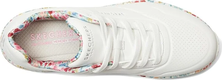 SKECHERS Uno - Majestic Garden Women's Shoes White : 5.5 B - Medium - Image 2