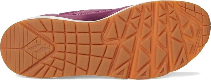 SKECHERS Uno - Metallixs Women's Shoes Magenta : 8.5 B - Medium, Leather - Image 3