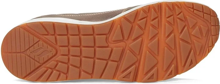 SKECHERS Uno - Metallixs Women's Shoes Rose Gold : 8 B - Medium, Leather - Image 3