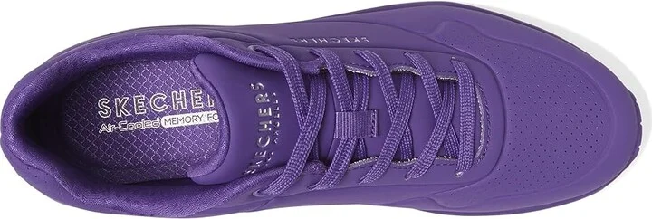 SKECHERS Uno - Night Shades Women's Shoes Purple : 5 B - Medium, Synthetic - Image 2