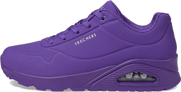 SKECHERS Uno - Night Shades Women's Shoes Purple : 5 B - Medium, Synthetic - Image 6