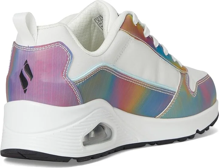SKECHERS Uno - Opalescent Women's Shoes White : 8 B - Medium, Synthetic - Image 4