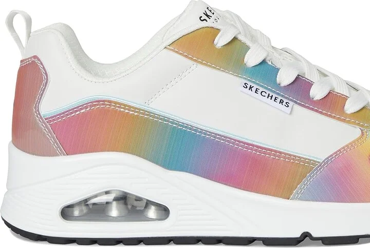 SKECHERS Uno - Opalescent Women's Shoes White : 8 B - Medium, Synthetic - Image 7
