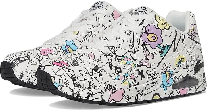 SKECHERS Uno - Process Sketch Women's Shoes : 9 B - Medium