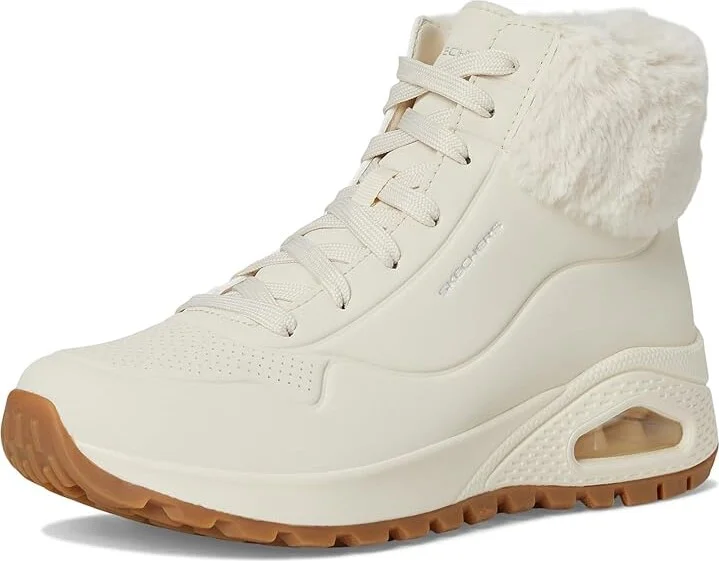 SKECHERS Uno Rugged - Fall Air Women's Shoes Natural : 6 B - Medium, Textile/Synthetic - Image 5