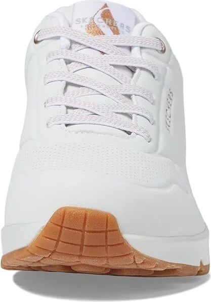 SKECHERS UNO - Shimmer Away Women's Shoes White : 10 B - Medium - Image 5