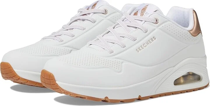 SKECHERS UNO - Shimmer Away Women's Shoes White : 10 B - Medium