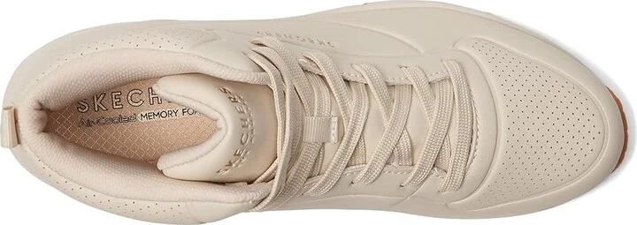 SKECHERS Uno-Stand High Women's Shoes White : 6 B - Medium, Synthetic - Image 2