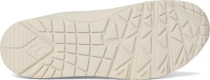 SKECHERS Uno - Stand On Air Women's Shoes White : 10 B - Medium, Leather/Synthetic - Image 3