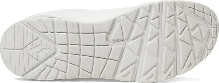 SKECHERS Uno - Stand On Air Women's Shoes White : 5.5 B - Medium, Leather/Synthetic - Image 3