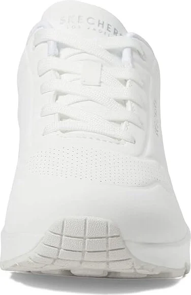 SKECHERS Uno - Stand On Air Women's Shoes White : 5.5 B - Medium, Leather/Synthetic - Image 5