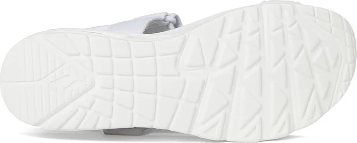 SKECHERS Uno - Summer Stand2 Women's Sandals White : 8 B - Medium, Synthetic - Image 3