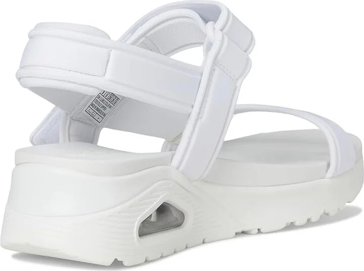 SKECHERS Uno - Summer Stand2 Women's Sandals White : 8 B - Medium, Synthetic - Image 4