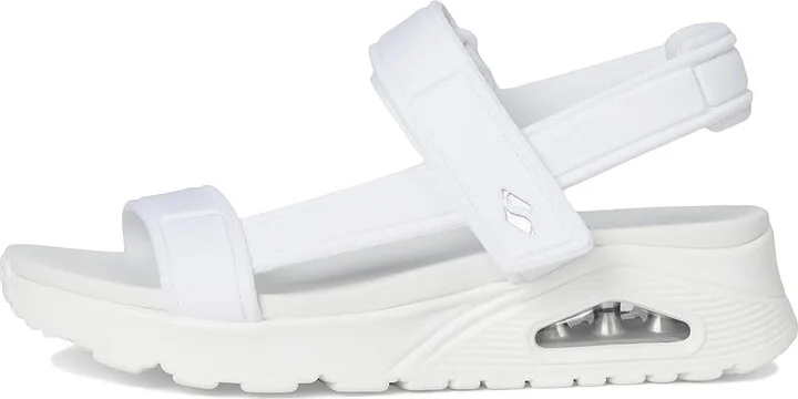 SKECHERS Uno - Summer Stand2 Women's Sandals White : 8 B - Medium, Synthetic - Image 6