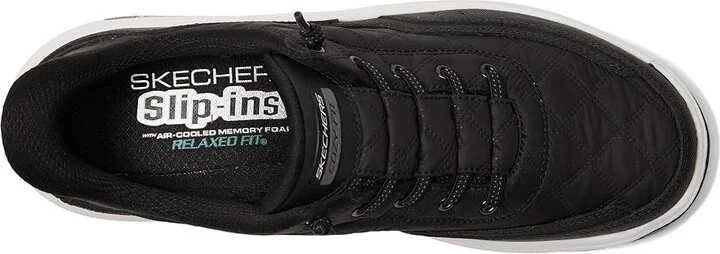 SKECHERS Urban Explore Hands Free Slip-Ins Women's Shoes Black/White : 7 B - Medium, Leather/Synthetic - Image 2
