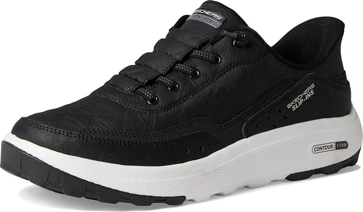 SKECHERS Urban Explore Hands Free Slip-Ins Women's Shoes Black/White : 7 B - Medium, Leather/Synthetic - Image 5