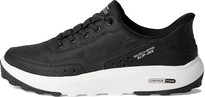 SKECHERS Urban Explore Hands Free Slip-Ins Women's Shoes Black/White : 7 B - Medium, Leather/Synthetic - Image 6