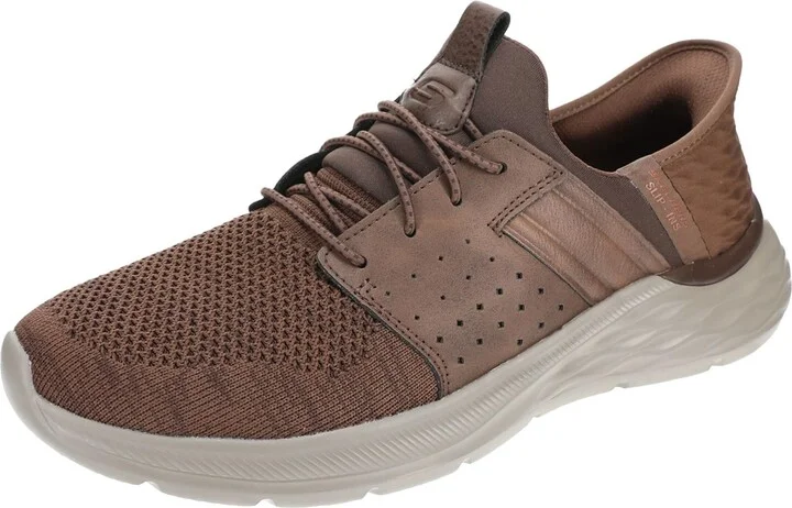 Skechers USA Men's Men's Garner-Newick 210803 Low Profile Bungee Lace Slip-Ins