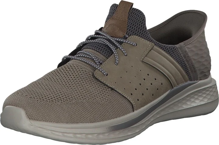 Skechers USA Men's Men's Slade-Ocon 210811 Knitted Bungee Lace Slip-Ins