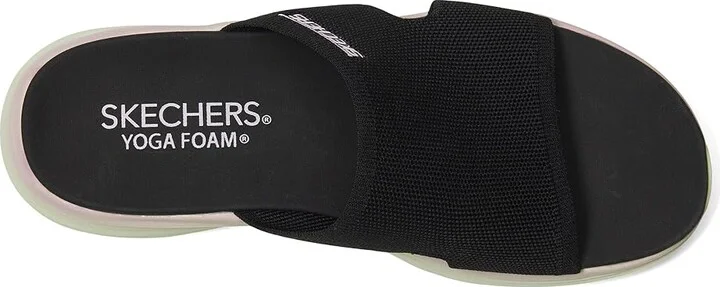 SKECHERS Vapor Foam - Coastal Sunset Women's Sandals Black/Multi : 8 B - Medium - Image 2