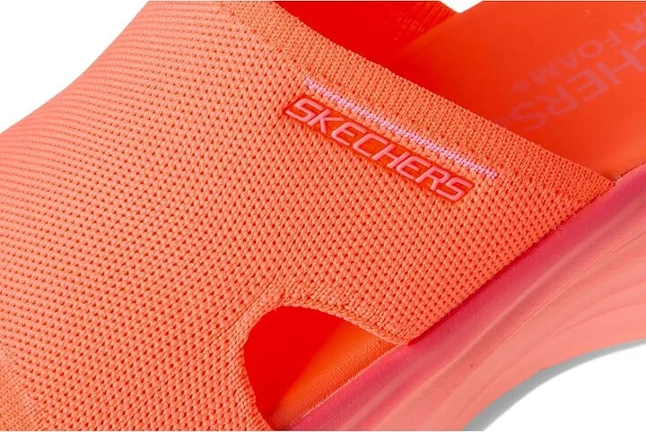 SKECHERS Vapor Foam - Coastal Sunset Women's Sandals Orange/Multi : 8 B - Medium - Image 7