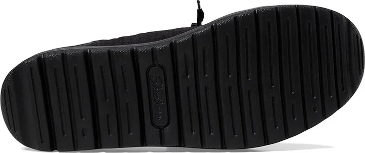 SKECHERS Venice - Coastal Groove Hands Free Slip-Ins Women's Shoes Black/Black : 5 B - Medium, Synthetic/Textile - Image 3