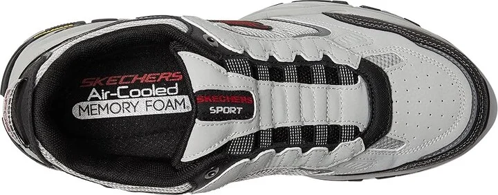 SKECHERS Vigor 3.0 Slip-On Men's Shoes Gray/Black : 7 D - Medium, Leather - Image 2