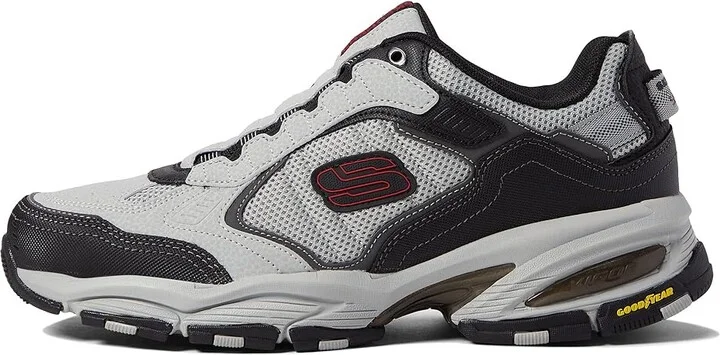 SKECHERS Vigor 3.0 Slip-On Men's Shoes Gray/Black : 7 D - Medium, Leather - Image 6